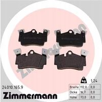 Klocki hamulcowe - ZIMMERMANN 24010.165.9 — zdjęcie 2