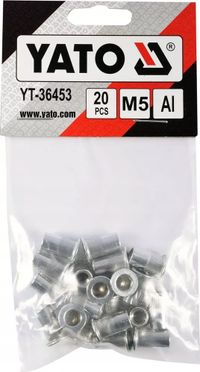Nitonakretki aluminiowe m5, 20szt - YATO YATYT-36453 — zdjęcie 2