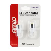 Żarówki LED STANDARD T10 W5W 1xSMD HP 1W 12V - AMIO AMI01623 — zdjęcie 5