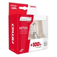 Żarówki halogenowe H7 12V 55W LumiTec SILVER +100% DUO - AMIO AMI01403 — zdjęcie 5