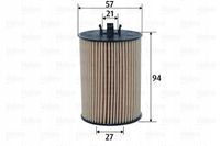 Filtr oleju wkład - VALEO 586560 — zdjęcie 2