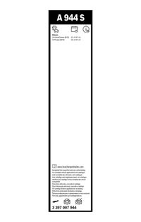 Pióro wycieraczki Aerotwin, komplet - BOSCH 3 397 007 944