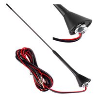 Antena samochodowa 40cm ze wzmacniaczem - AMIO AMI01511