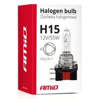 Żarówka halogenowa H15 12V 55W - AMIO AMI01490 — zdjęcie 5