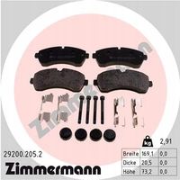 Klocki hamulcowe - ZIMMERMANN 29200.205.2 — zdjęcie 2