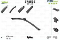 Pioro wycier tył 400 hr40 hydroconnect - VALEO 578565 — zdjęcie 2