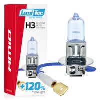 Żarówka halogenowa H3 12V 55W LumiTec Super White +120% - AMIO AMI02136