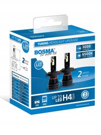 Led h4 12v up to led 6000k 3000lm - BOSMA LED7633