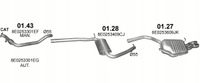 Rura wydech.przód audi a4 2.0tdi 04- - POLMOSTROW 01.43AL