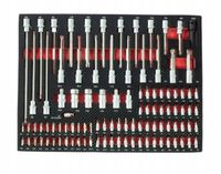 Wozek warsztatowy 7 szuflad 257 narzedzi - GROSLEY GR49002 — zdjęcie 4