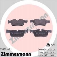 Klocki hamulcowe - ZIMMERMANN 25331.160.1 — zdjęcie 2