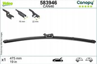Pióro wycieraczek 475 Canopy - VALEO 583946 — zdjęcie 2