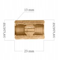 Lacznik a 3/8"x24 unf 143 - WP WPH5-600-143 — zdjęcie 2