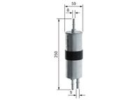 Filtr paliwa, wtrysk benzyny - BOSCH F 026 403 754 — zdjęcie 2