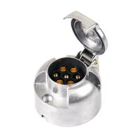 Gniazdo elektr haka aluminiowe 7 pin - AMIO AMI01257