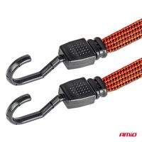 Linka elastyczna płaska guma do mocowania bagażu 80cm BSTRAP-15 - AMIO AMI03303 — zdjęcie 3