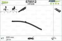 Pioro wycier 600 hf60b hydroconnect - VALEO 578512 — zdjęcie 2