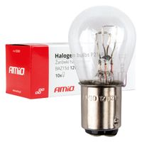 Żarówki halogenowe P21/4W 12V BAZ15d 10szt. - AMIO 03369