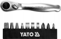 Zestaw Bitów z Grzechotką 1/4 11SZT. - YATO YATYT-14390