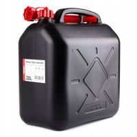 Kanister plastikowy, czarny 20l - AMIO AMI02889