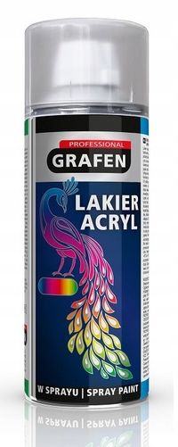 Lakierowniczy w sprayu 400ml biały poly.ral9010 - GRAFEN GRFGPSP26 — zdjęcie 2