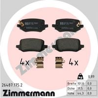 Klocki hamulcowe - ZIMMERMANN 26487.175.2 — zdjęcie 2