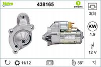 Rozrusznik nowy - VALEO 438165 — zdjęcie 2