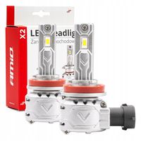 Żarówki samochodowe LED seria X2 H8 H9 H11 H16 6500K Canbus - AMIO AMI02974