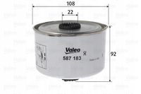 Filtr paliwa diesel przepływowy - VALEO 587183 — zdjęcie 2