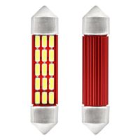 Żarówki LED CANBUS 4014 20SMD Festoon C5W C10W C3W 41mm White 12V 24V - AMIO AMI01634