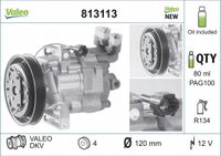Sprężarka klimatyzacji - VALEO 813113 — zdjęcie 2