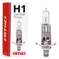 Żarówka halogenowa H1 24V 70W - AMIO AMI01482