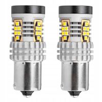 Żarówki LED CANBUS 3020 24SMD 1156 BA15S P21W R10W R5W White 12V 24V - AMIO AMI02797 — zdjęcie 5
