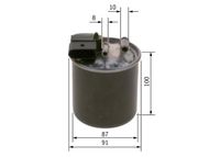 Filtr przewodu paliwowego - BOSCH F 026 402 842 — zdjęcie 3
