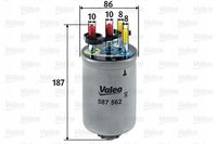 Filtr paliwa diesel przepływowy - VALEO 587562 — zdjęcie 2