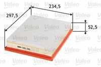 Filtr powietrza - VALEO 585246 — zdjęcie 2