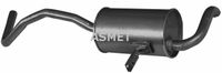 Tłumik układu wydechowego tył - ASMET ASM10.104