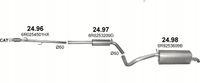 Tłumik srodek skoda fabia 1.2 10- - POLMOSTROW 24.97AL