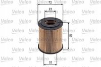 Filtr oleju wkład - VALEO 586542 — zdjęcie 2