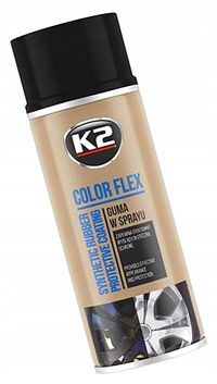 K2-color flex guma czarny polysk 400ml - K2 MELLE MELL343CP