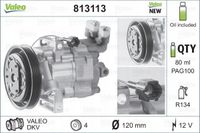 Sprężarka klimatyzacji - VALEO 813113 — zdjęcie 3