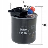 Filtr paliwa - VALEO 587608 — zdjęcie 2