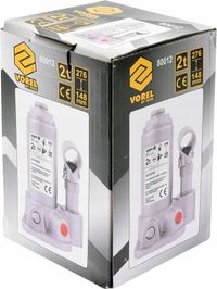 Podnośnik hydrauliczny słupkowy 2T - VOREL YAT80012 — zdjęcie 2