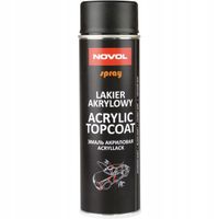 Novol-spray acryl topcoat black mat 500m NOV34352