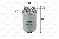 Filtr paliwa diesel przepływowy - VALEO 587506 — zdjęcie 2