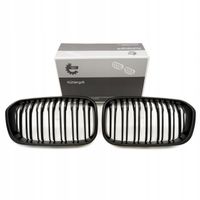 Grill bmw podwójna listwa, czarny połysk, bmw 1 f20 facelift - SKV 66SKV021
