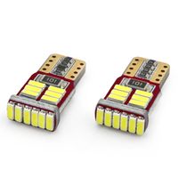 Żarówki LED CANBUS 18SMD 4014 T10e W5W White 12V - AMIO AMI01286 — zdjęcie 4