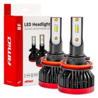 Żarówki samochodowe LED seria BF H8 H9 H11 H16 6000K Canbus - AMIO AMI02245