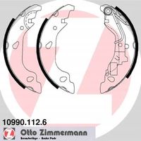 Szczęki hamulcowe - ZIMMERMANN 10990.112.6 — zdjęcie 2
