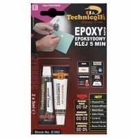 Klej epoksydowy 5 min. 2x5ml - TECHNICQLL TCHE-362